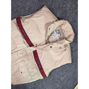 Vintage 70s 80s Western Puffer‎ Down Vest Aztec Southwestern Stripe Men's Medium